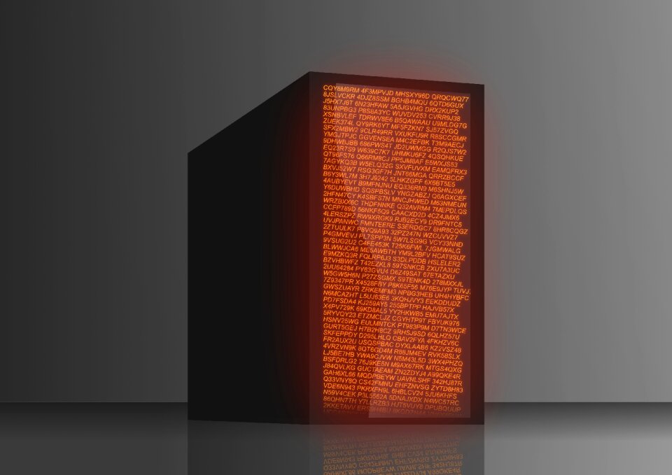 Server room red orange
