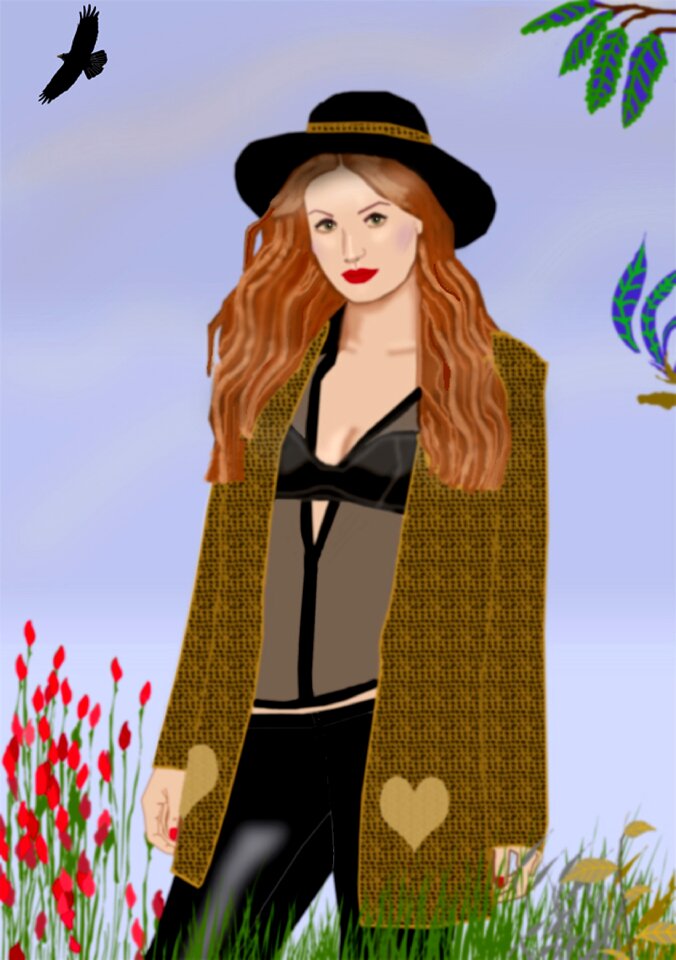 Bird hat Free illustrations
