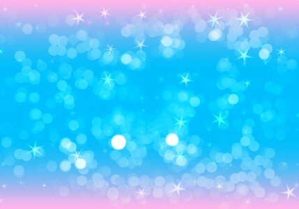 Snow bokeh blue background