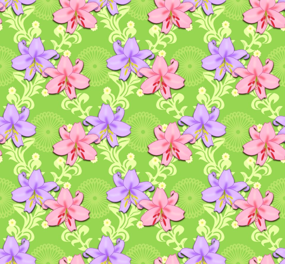 Seamless pattern pink