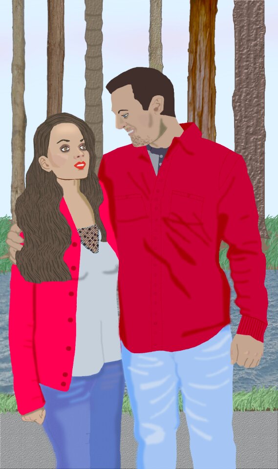 Tree trunks outdoors Free illustrations