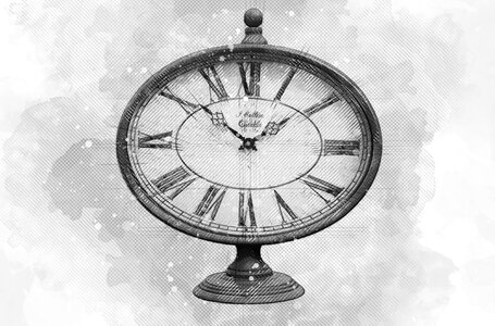 Time antique paper
