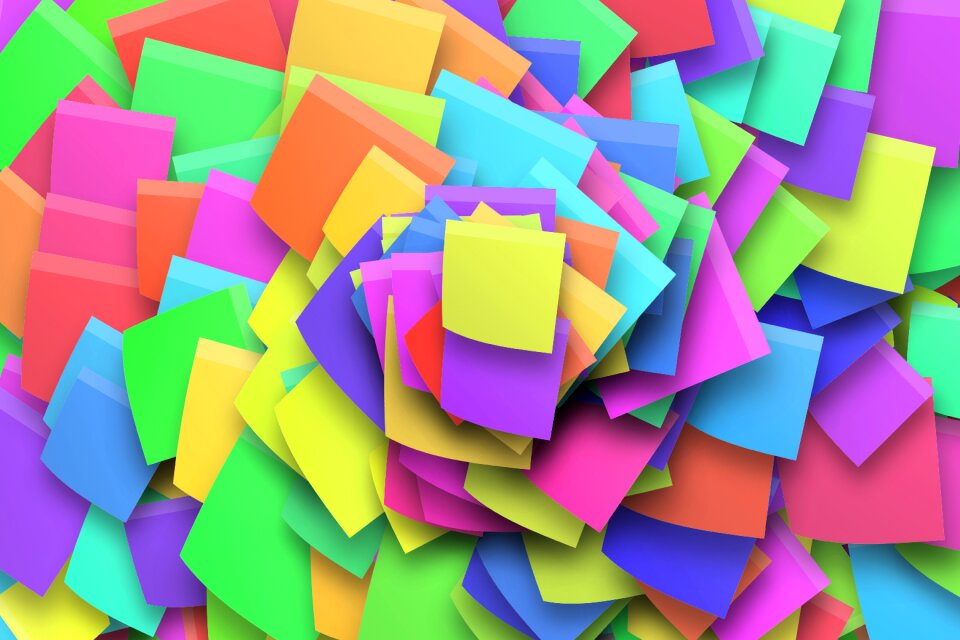 Sticky note office Free illustrations