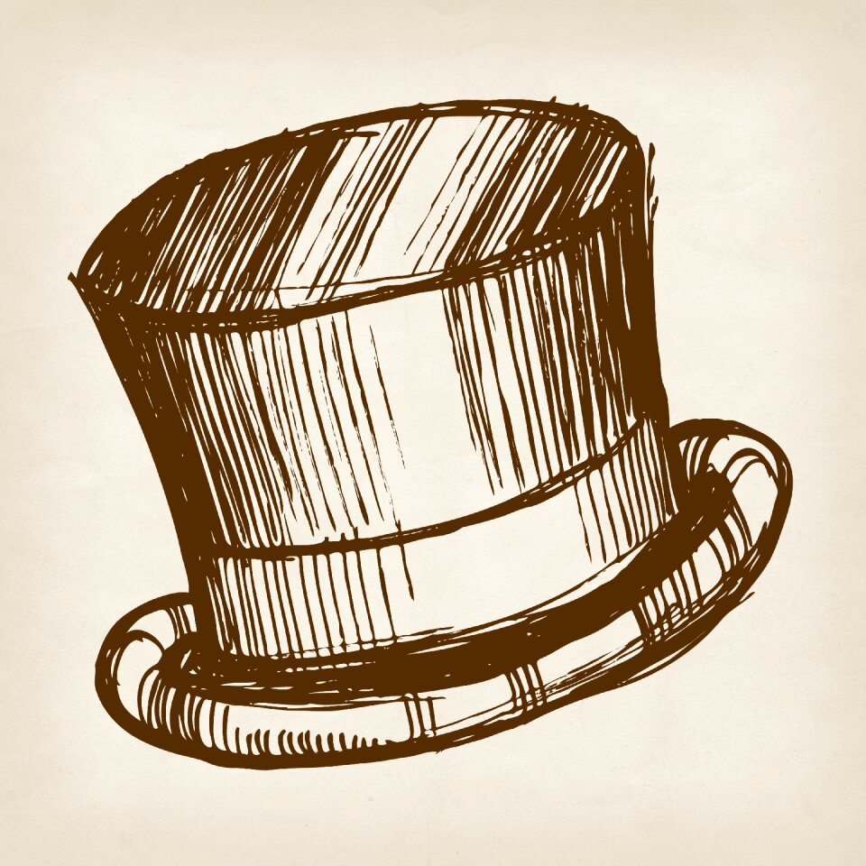 History vintage sketch