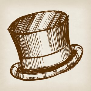 History vintage sketch