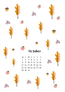 Calendar small fresh Free illustrations