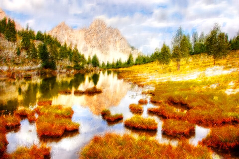 Landscape rock alpine