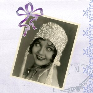 1920 girl beauty