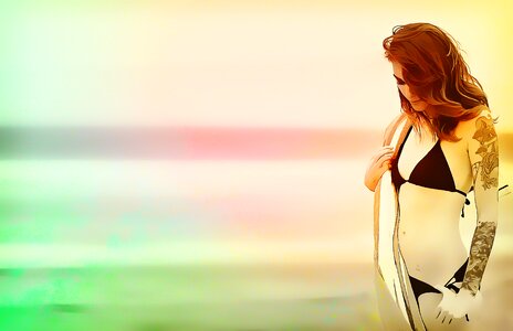 Beach water summer