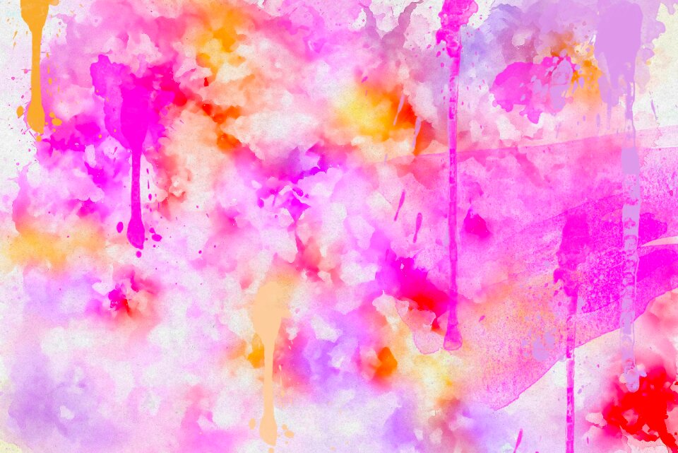 Colorful watercolor vintage