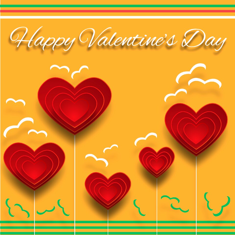 Love valentine design