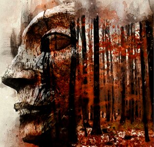 Face passing away Free illustrations