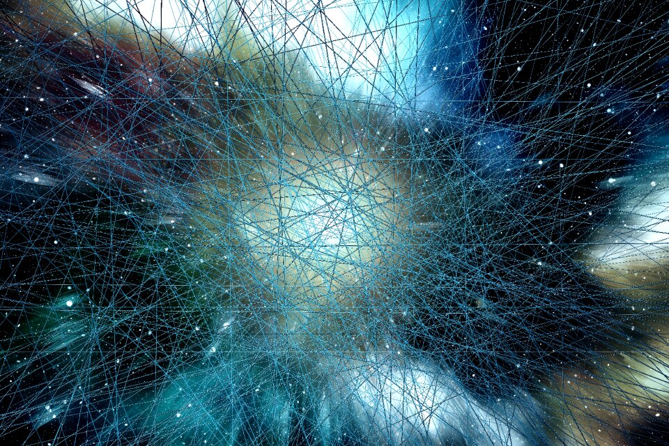 Digital star galaxy globe