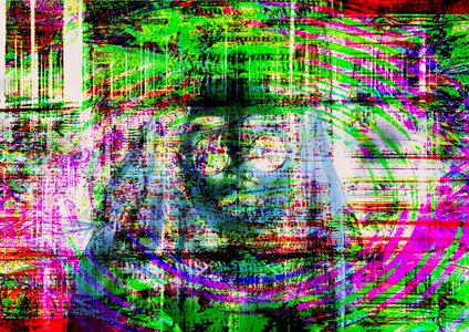 Tv noise backdrop
