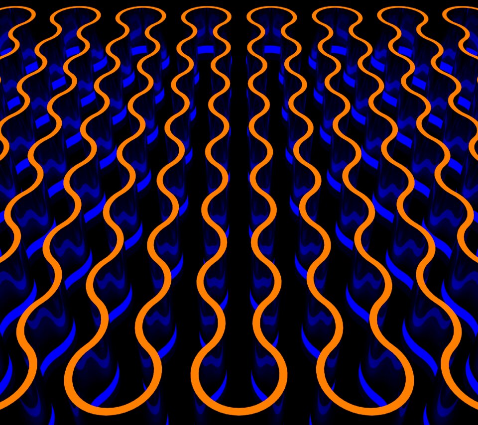 Waves curves lights