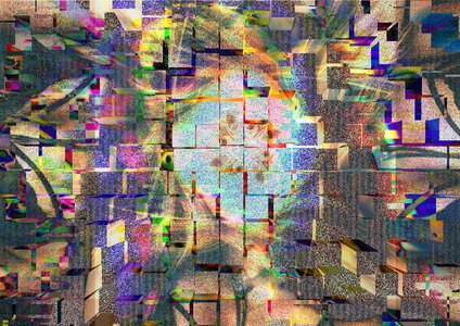 Tv noise backdrop
