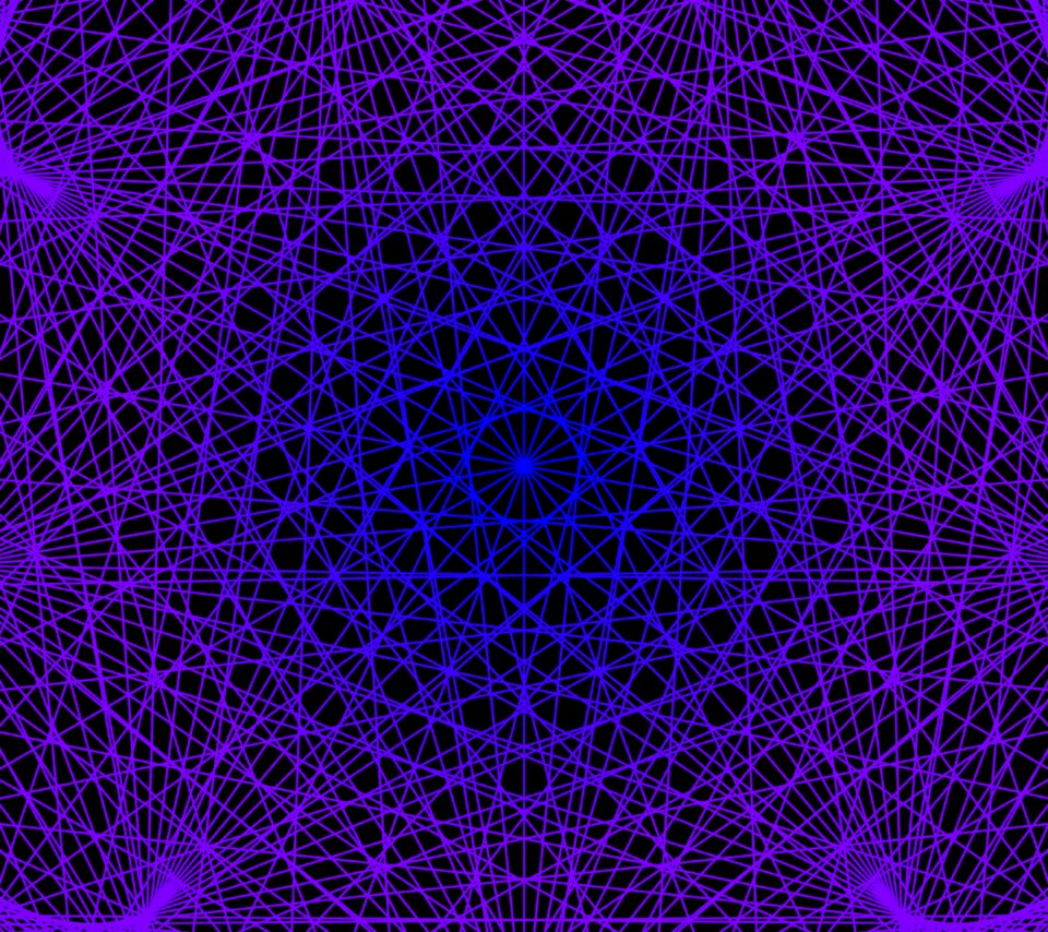 Line art concentric abstract