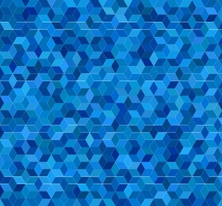 Mosaic cube rhombus
