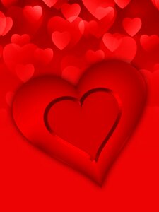 Love card red