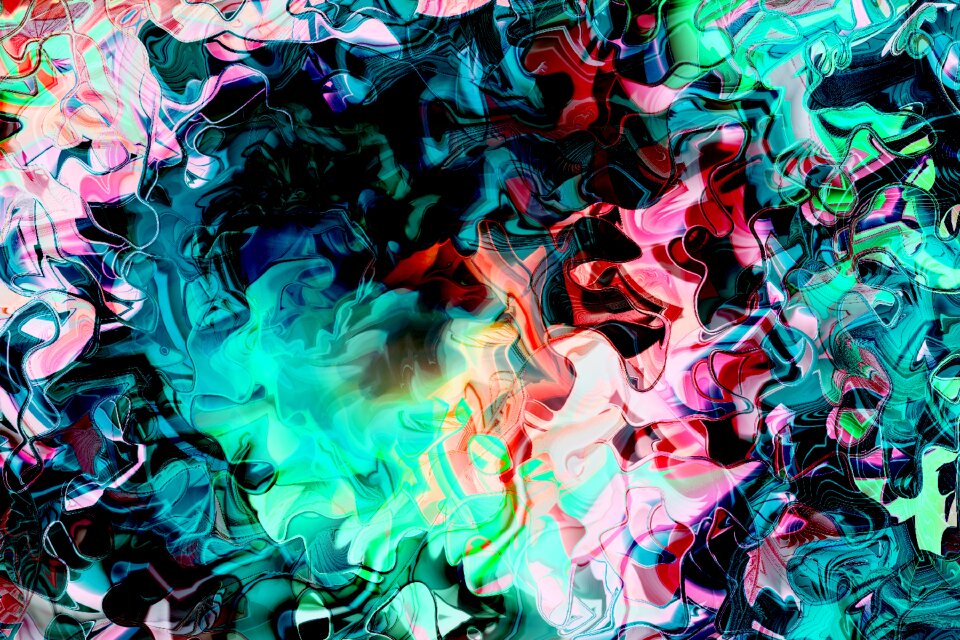 Watercolor vintage colorful