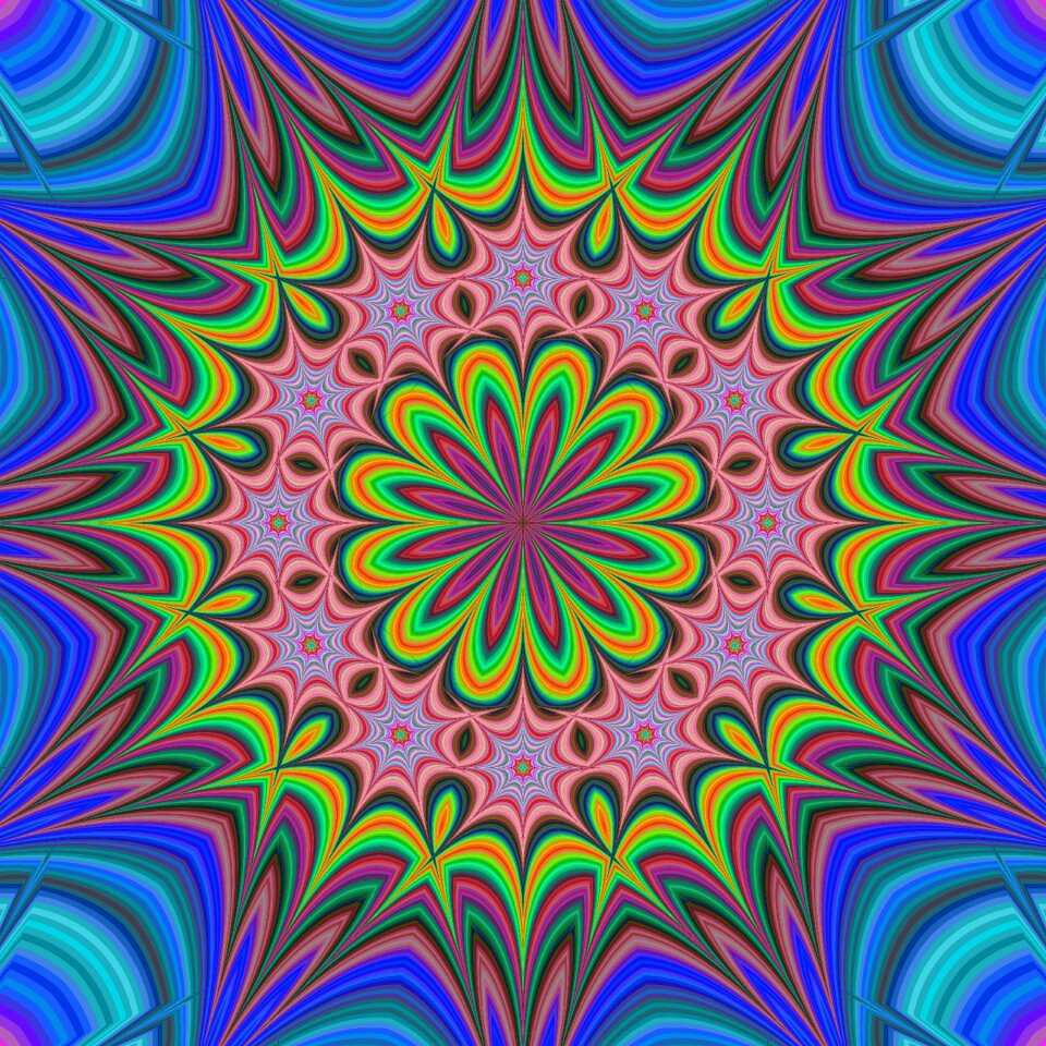 Render geometry flower