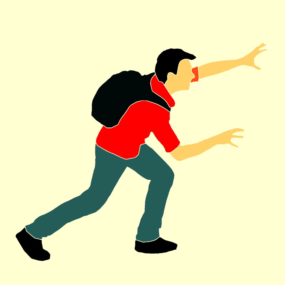 Young obstacle rucksack