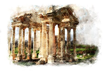 Building historical cityscape