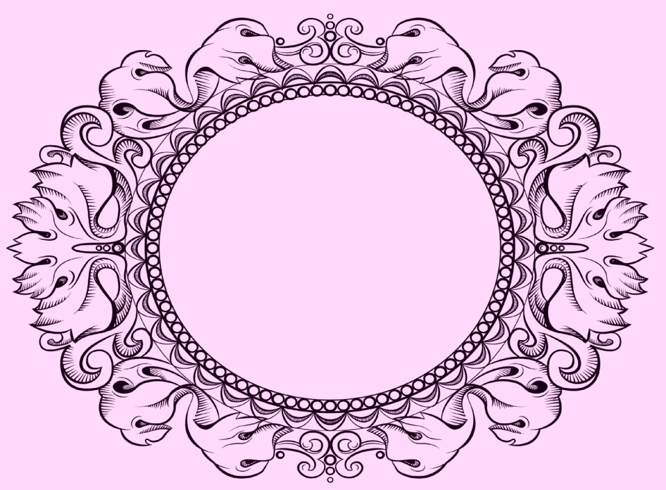 Victorian margin retro
