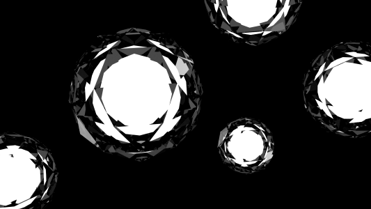 Abstract background round