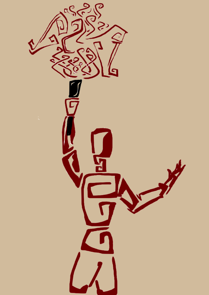 Torch light dude
