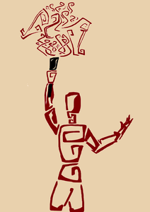 Torch light dude