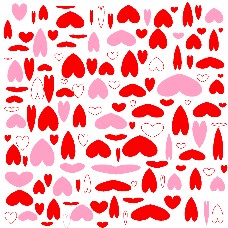 Abstract pink red