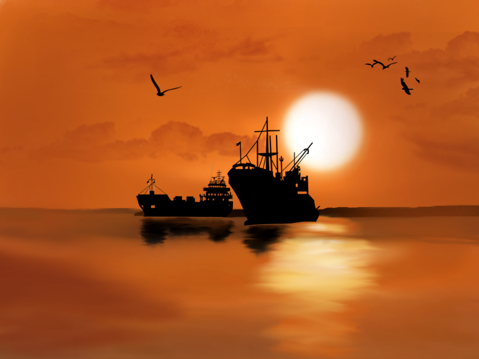 Boats sea ocean