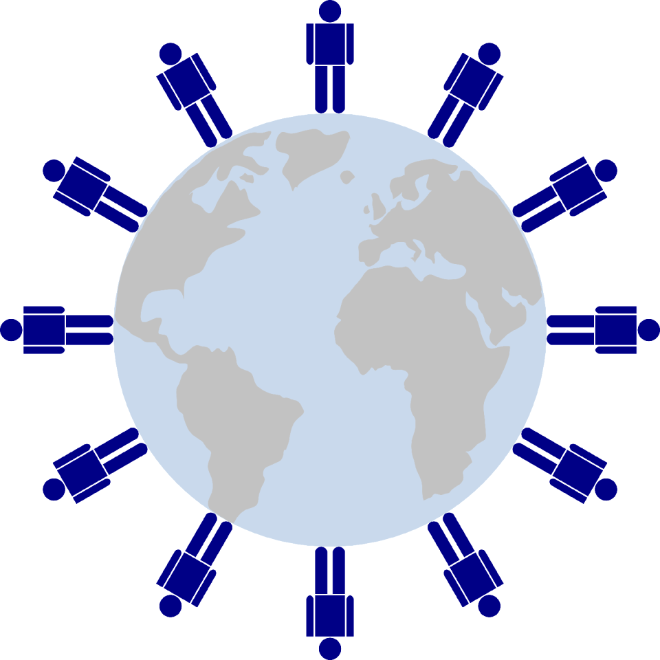 Planet world continents