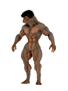 Muscular werewolf mythical creatures