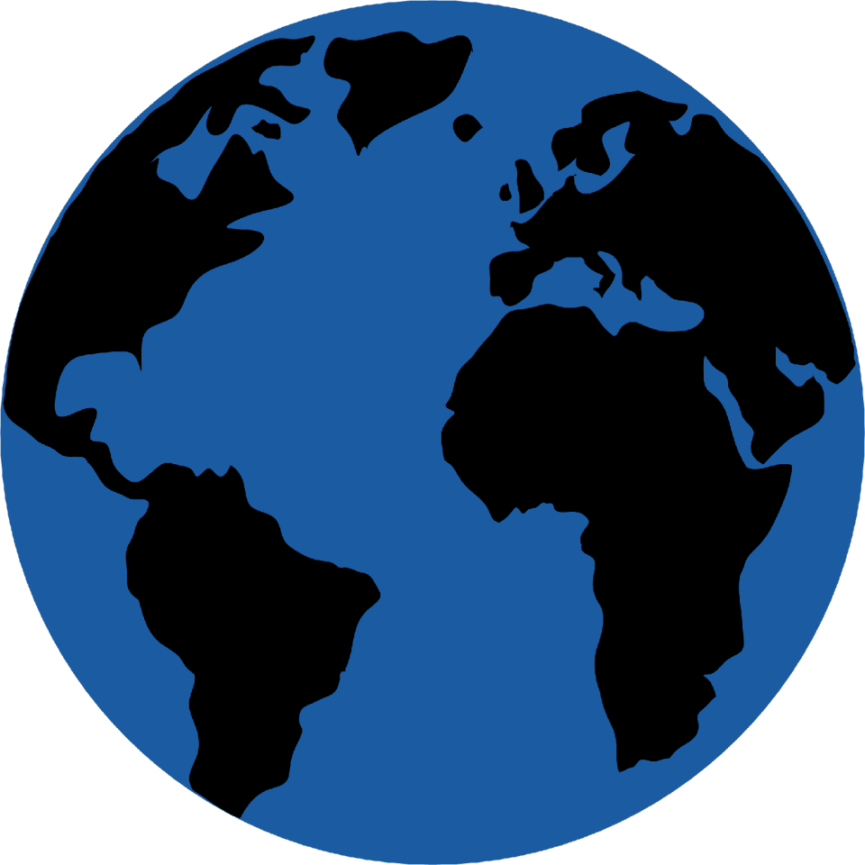 Planet world continents