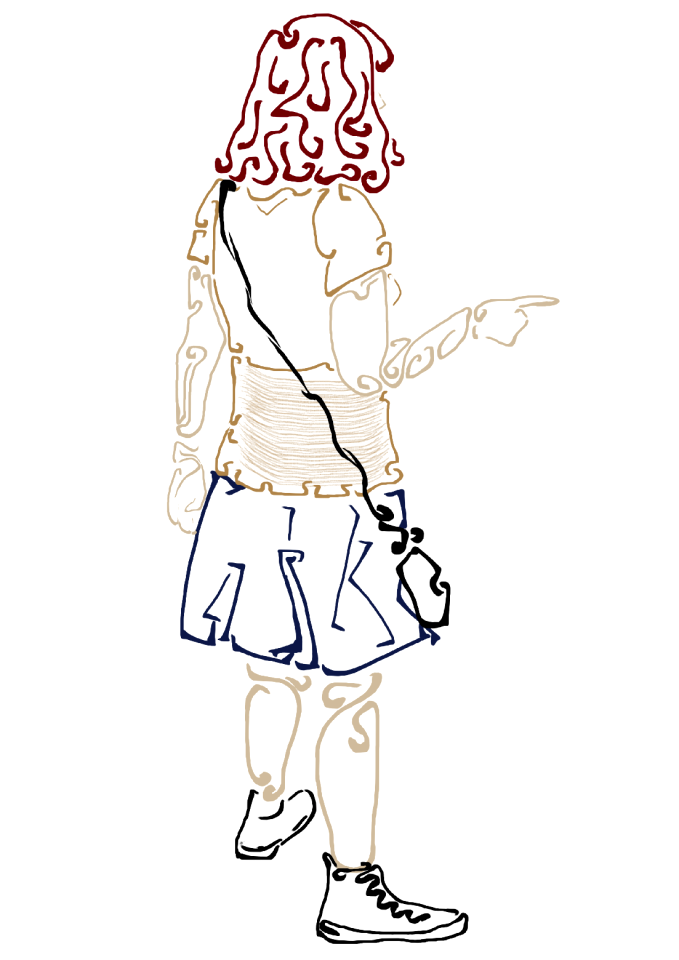 Finger back Free illustrations