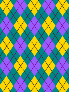 Teal purple pattern