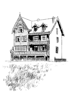 Architecture old facade
