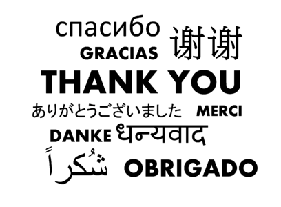 Appreciate thankful thank-you