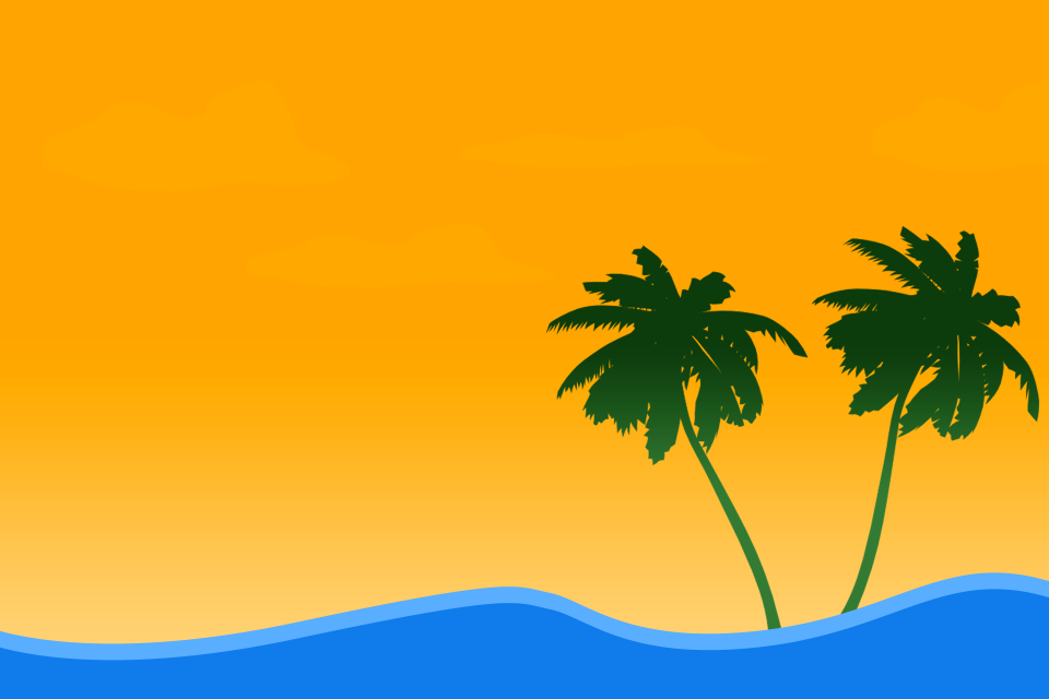 Coconut trees palm Free illustrations
