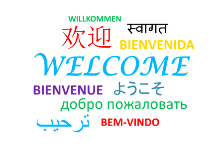 Language communication typography