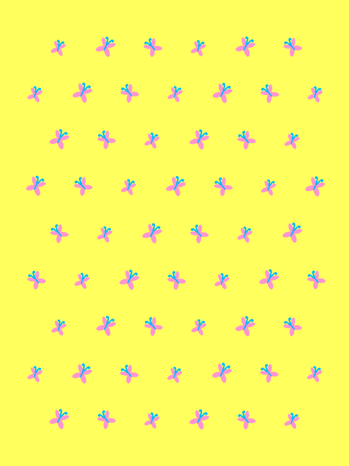 Butterflies yellow yellow background