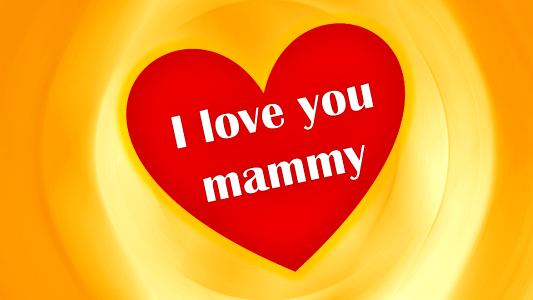 Flower love mom