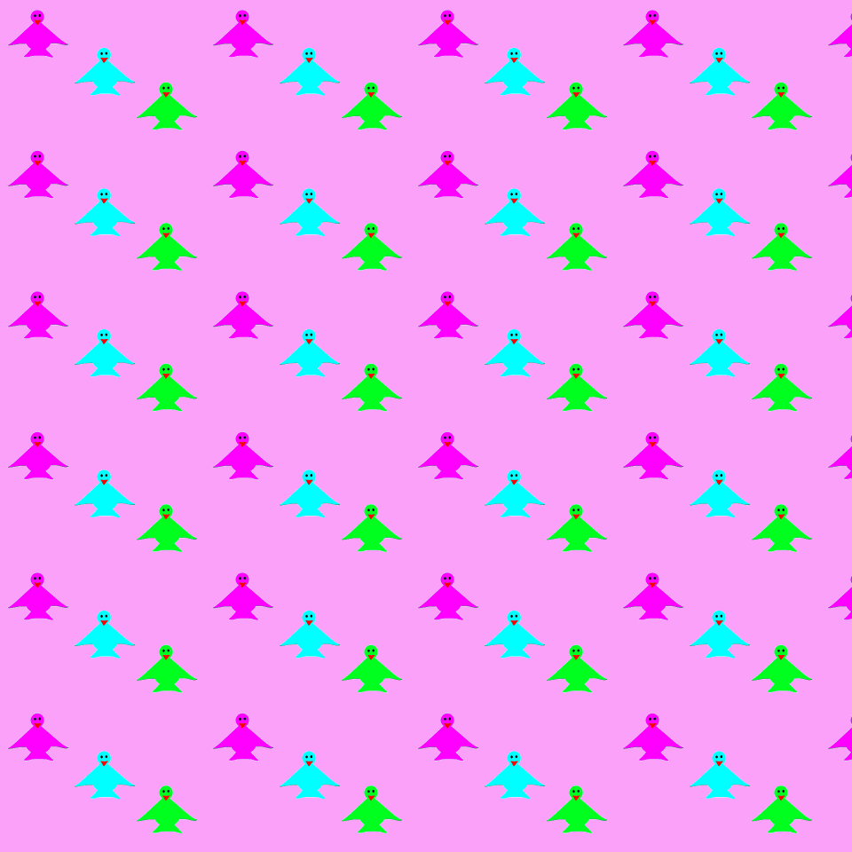 Pink birds pink pattern Free illustrations