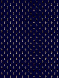 Blue gold wallpaper