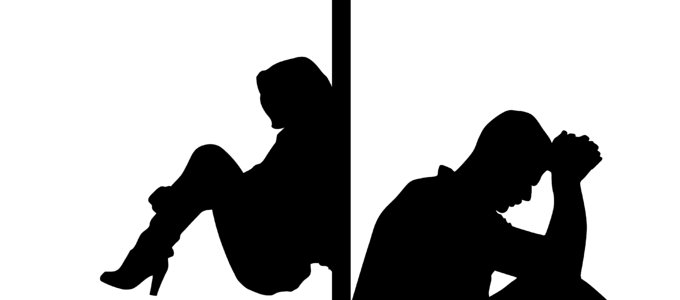 Argument conflict unhappy couple