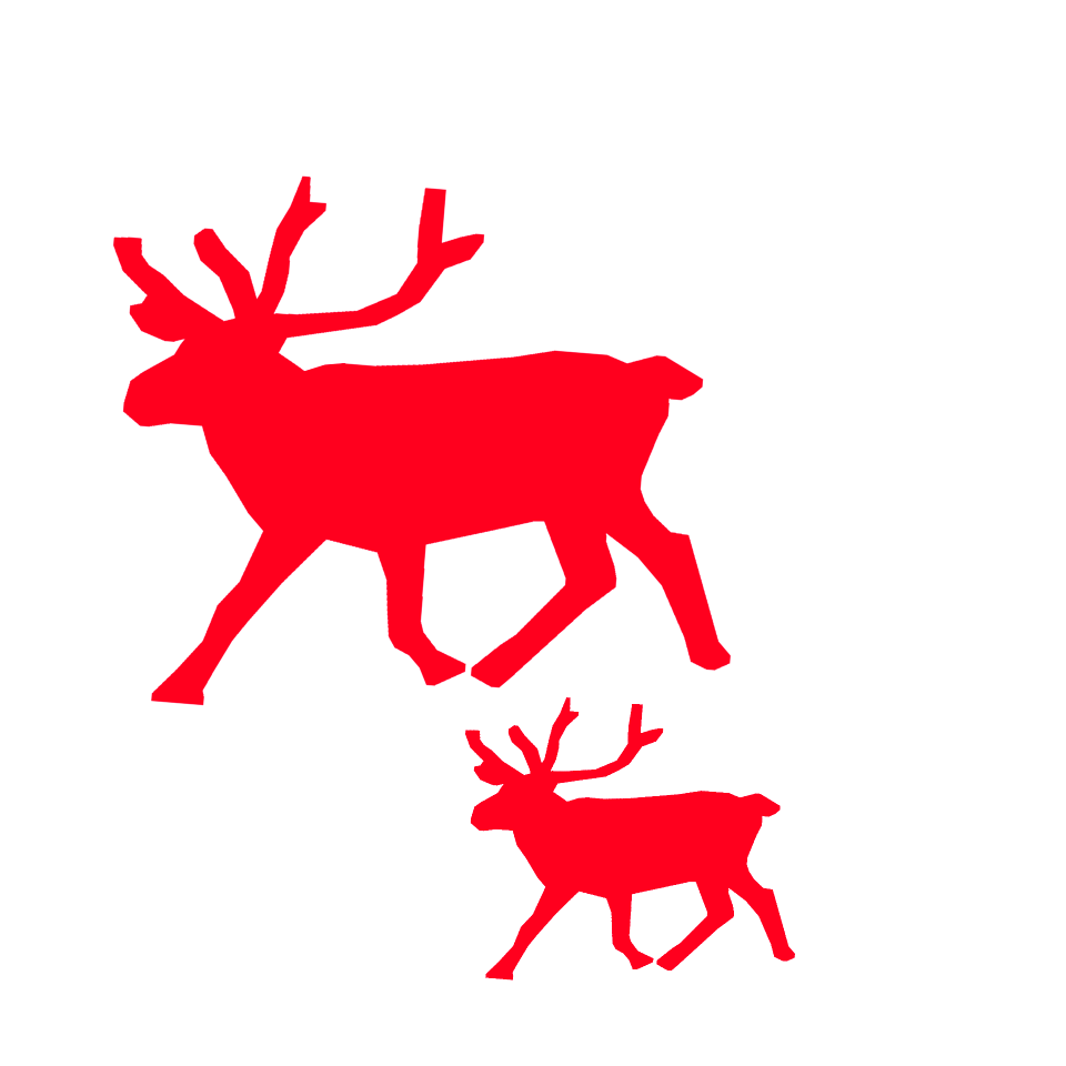 Xmas deer Free illustrations