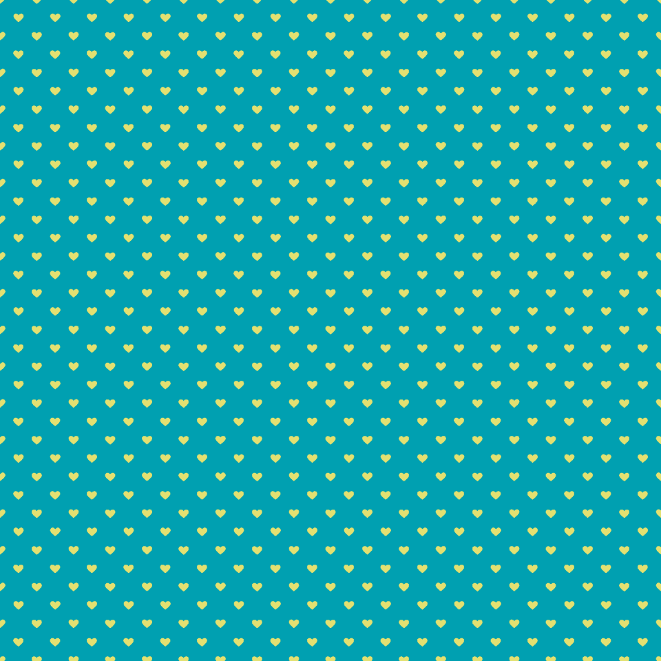 Heart yellow blue