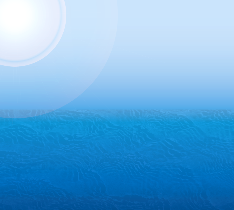 Summer landscape water